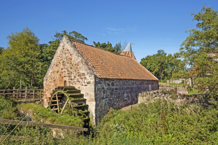 Preston Mill Malerische Wassermuhle Und Outlander Drehort